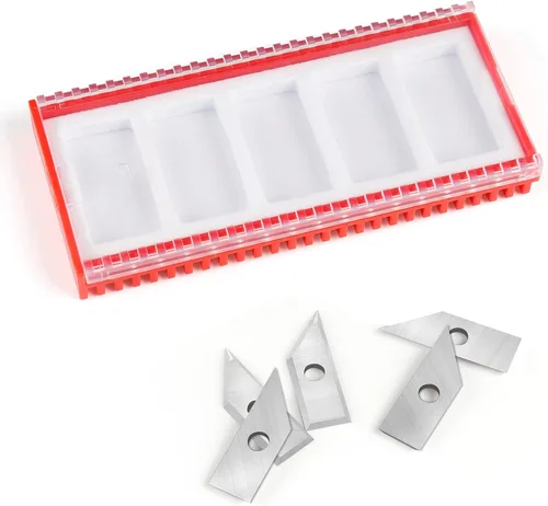 Vista 6 de Insertos de carburo de 60 grados para BINSTAK-B2301-1/4 Shank 60-Deg V Groove Router Bit - 5 PCS