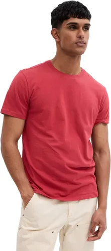 Vista 33 de Camiseta de cuello redondo Gap para hombre, mangas cortas, estilo casual Negro