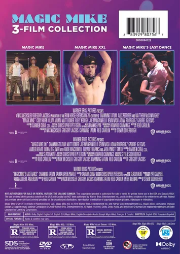 Vista 3 de Magic Mike 3-Film Collection (DVD)