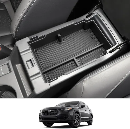 Vista 10 de CDEFG Bandeja organizadora de consola central Crosstrek 2024 2025 2026 para Subaru Crosstrek Hybrid Impreza 2024 2025 2026, accesorios para consola