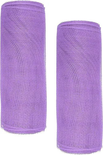 Vista 46 de YYCRAFT Paquete de 2 cintas de malla de polímero metálico de 6 pulgadas (total 20 yardas, verde manzana)
