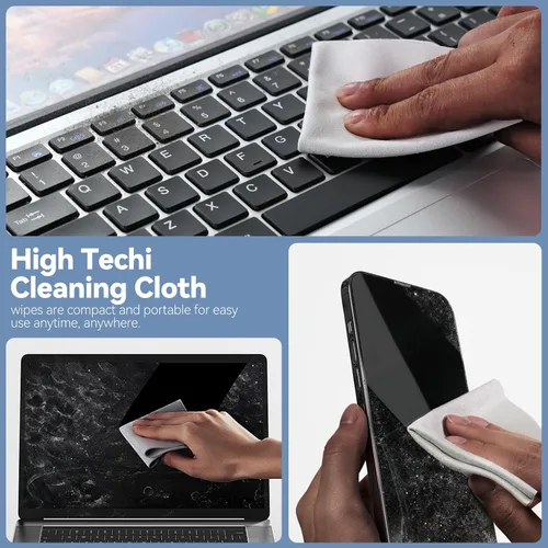 Vista 6 de Kit de limpieza de teclado, kit de limpieza de computadora, kit de limpieza de teclado mecánico, cepillo antiestático, cepillo de limpieza pequeño