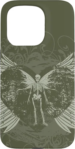 Vista 14 de Y2K Grunge Aesthetic Alt Goth Fairy Skeleton Wings Case for iPhone 17