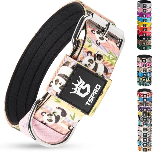 Vista 9 de TSPRO Collar Táctico para Perro de 1.25 Pulgadas de Ancho Collares Gruesos para Perro con Hebilla de Metal de Servicio Pesado, Duradero, Fuerte