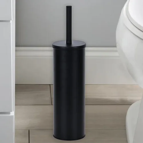 Vista 7 de Cepillo de inodoro profundo y resistente con soporte - Fregado duradero - Limpiadores de inodoro - Artículos esenciales para el hogar - Cepillo