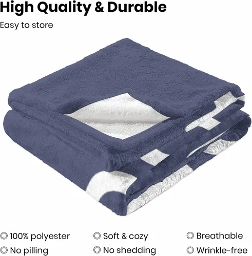 Vista 4 de Manta para papá, regalos para papás o abuelo de parte de nietos, manta suave para el abuelo, regalo del día del padre, regalo de Navidad para papá