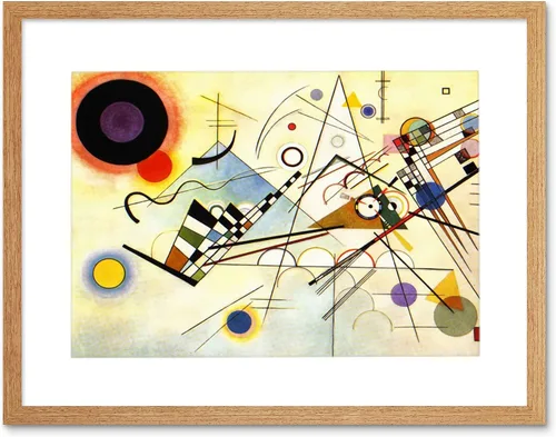 Vista 5 de KANDINSKY COMPOSICIÓN VIII ESTAMPADO ARTE MARCO F12X8532