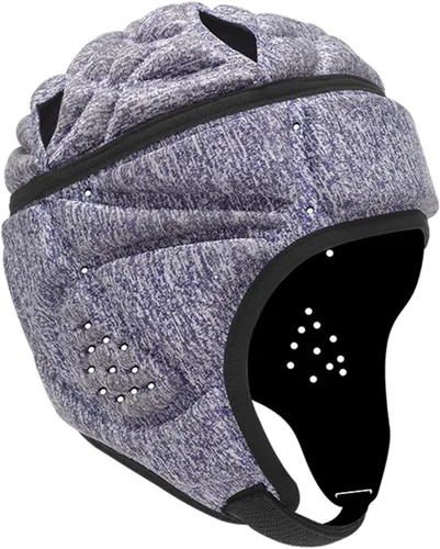 Vista 15 de Charque Casco suave para fútbol de bandera, casco de rugby para niños y adultos, casco acolchado suave para fútbol Scrum Cap protector de cabeza