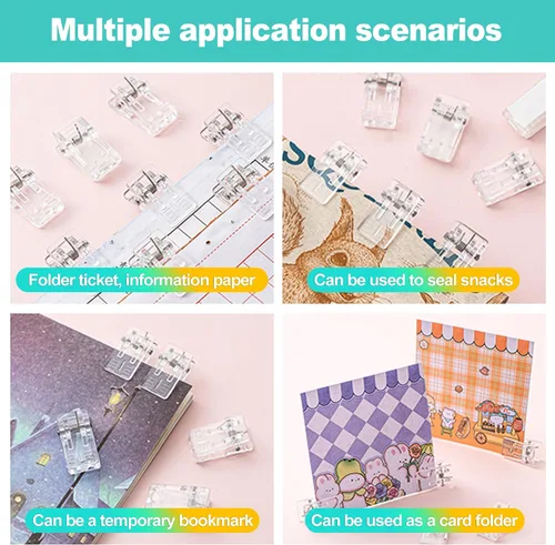 Vista 6 de 30 ganchos de pared adhesivos transparentes, clips fuertes para colgar fotos, carteles, tapices y tiras de luces, perchas sin daños para decoración