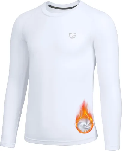 Vista 14 de G Gradual Camiseta Térmica de Compresión para Niños Jóvenes de Manga Larga con Forro Polar Camiseta Interior para Niños Fútbol Americano Béisbol