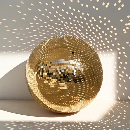 Vista 21 de Yescom Juego de 8 bolas de discoteca de 7/12/16/20/24 pulgadas, bolas de espejo surtidas, decoración de vidrio para colgar para fiestas de los años