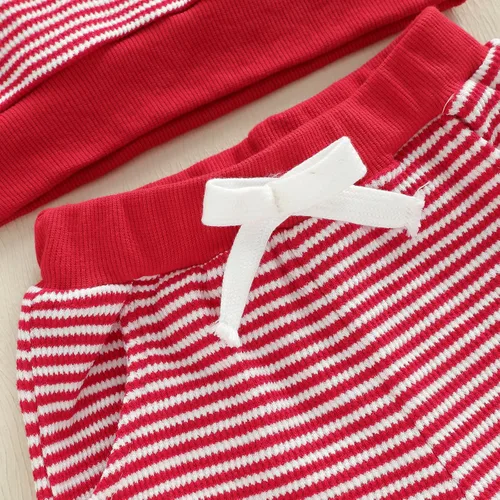Vista 5 de Engofs Conjunto de sudadera de manga larga para bebé niño y niña, 2 piezas, sudadera de manga larga para otoño e invierno