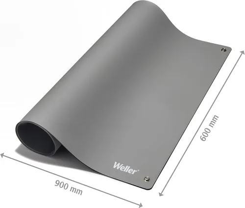 Vista 2 de Weller Tapete ESD, gris 900 x 600 - T0051403599
