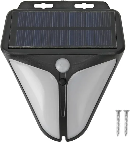 Vista 8 de Dpofirs Luces de advertencia estroboscópicas solares actualizadas 2023 con alarma de 129 dB y 4 modos de funcionamiento, luz de alarma con sensor