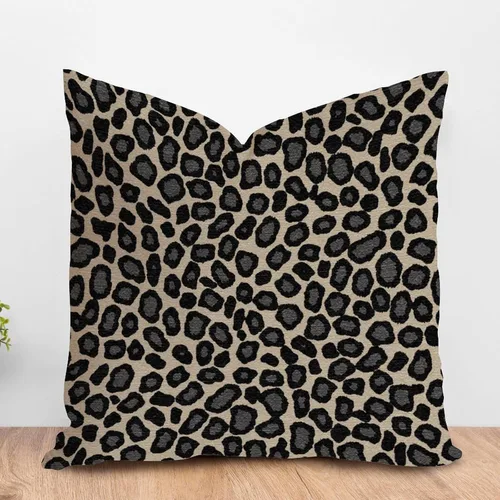 Vista 53 de ArogGeld Funda de cojín con estampado de guepardo negro, estampado de leopardo, animal, decoración de granja, funda de almohada para oficina, coche