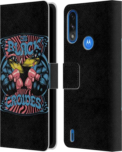 Vista 8 de Head Case Designs Funda de piel con licencia oficial de The Black Crowes Artwork Graphics compatible con Moto E7 Power/Moto E7i Power