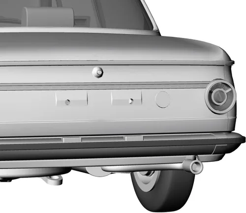 Vista 9 de Hasegawa 621123 Modelo de coche BMW 2002 Tii 1/24 Modelo Kit