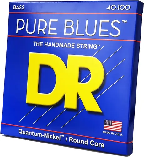 Vista 12 de DR Strings Cuerdas para bajo PURE BLUES (PB6-30)