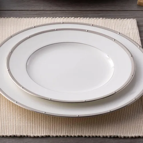 Vista 2 de Noritake Rochelle Platinum - 5 piece place setting, White