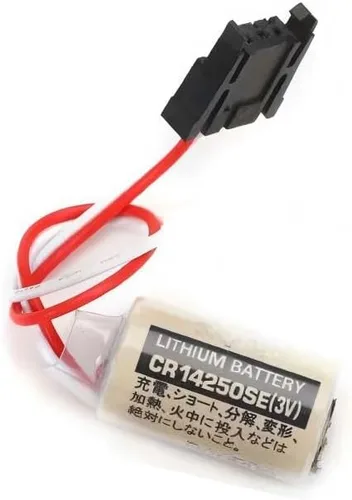 Vista 5 de 5PCS CR14250SE PLC Batería de litio (1/2AA) con conector negro para Sanyo CR14250SE1747-BA fuente de alimentación de reserva