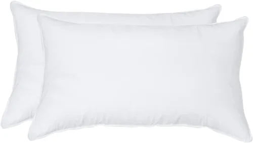Vista 10 de Insertos de almohada de 30.48x50.8 cm (12x20 pulgadas) Conjunto de almohadas de plumas suaves para interiores, juego de 1, almohadas decorativas