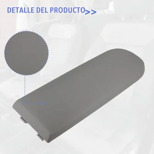 Vista 6 de X AUTOHAUX - Funda para reposabrazos de consola central para VW Jetta Golf Passat, color gris