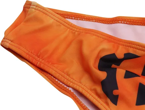 Vista 17 de AIBEARTY Traje de baño de dos piezas con estampado de calaveras para mujer, conjunto de bikini triangular de corte alto para fiesta, festival