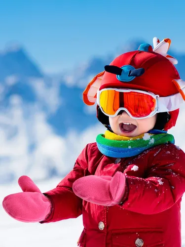 Vista 6 de SATINIOR - Guantes de forro polar para niños (3 pares)