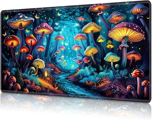 Vista 26 de Tapete de juego para MTG Card Playmat con zona, tapete de juego para MTG TCG de 24 x 14 pulgadas, tapete de juego antideslizante para tablero