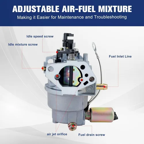 Vista 3 de Powtol 951-05149 Carburador compatible con LT4200 Craftsman T1000 T1200 R1000 Cub C-adet CC30 CC760ES MTD 4P90F 4P90HUA 4P90HUB 4P90HUB 4P90HUC