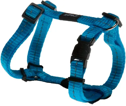 Vista 9 de Arnés reflectante ajustable en H para perros pequeños; collar y correa a juego disponibles, morado Púrpura