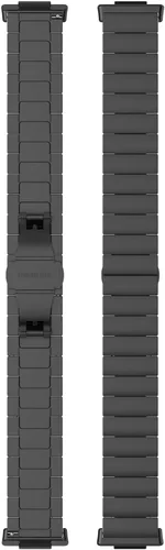 Vista 9 de FitTurn Correas compatibles con Huawei Watch Fit 2 Smartwatch de acero inoxidable sólido correa de eslabones de metal ajustable accesorios para Negro
