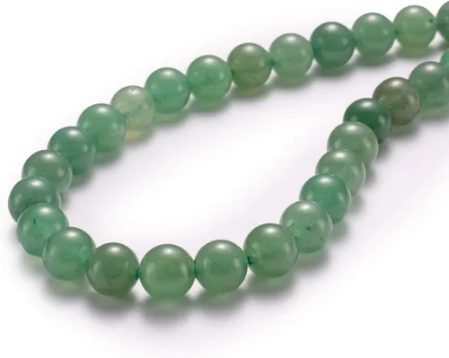 Vista 41 de BEADIA Cuentas redondas de jade africano natural de piedra suelta semipreciosas para hacer joyas 4MM 38cm/hebra