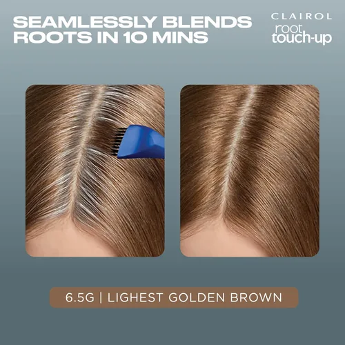 Vista 76 de Clairol Root Touch-Up de Nice'n Easy Tinte Permanente para el Cabello, 10 Rubio Extra Claro, Paquete de 1 Clairol Root Touch Up - Tinte permanente