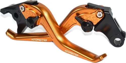 Vista 13 de Fishbone Pattern Short Brake Clutch Lever Set Compatible with Yamaha Fazer FZ-1 FZ-8 FZ-6 FZ-6R FZS60, CNC Aluminum Alloy Made (Black)