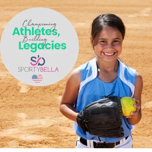 Vista 6 de Sportybella - Juego de bandas elásticas sin arrugas con diseño de corazón, accesorios elegantes para niñas, adolescentes y jugadores de sóftbol