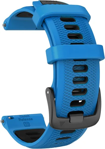 Vista 8 de ISABAKE Correa de silicona de liberación rápida de 22mm de reemplazo para Gamrin Forerunner 265, Forerunner 255, Garmin Vivoactive 4, Garmin Venu 2