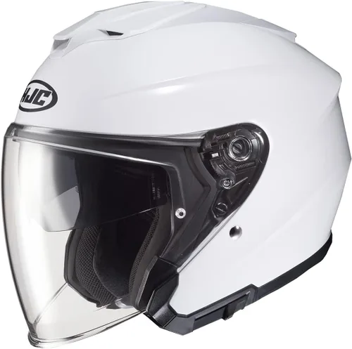 Vista 3 de HJC i30 - Casco de motocicleta natural sólido, aprobado por DOT (negro, XS)