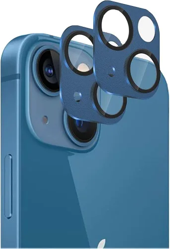 Vista 14 de SAHARA ZeroDamage ZD00049 - Protector de lente de cámara de vidrio flexible HD para iPhone 13 Pro y Pro Max (paquete de 2), color negro