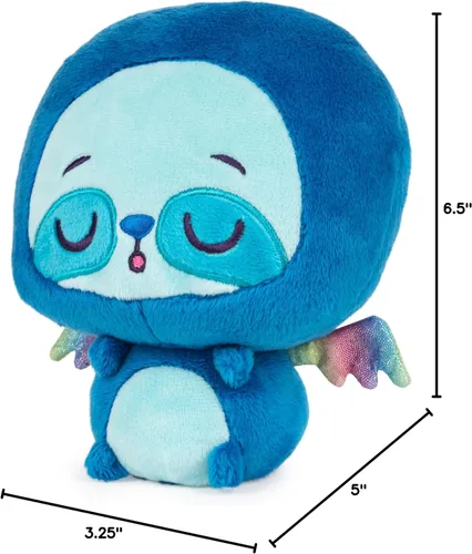 Vista 7 de GUND Drops, Carla Claws, Expressive Premium - Peluche expresivo premium suave, azul, 6 pulgadas
