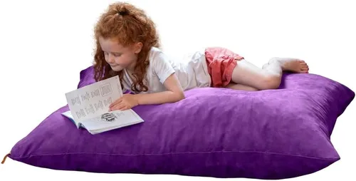 Vista 8 de Jaxx Puff Saxx de 3.5 pies para niños, color fucsia Fuschia