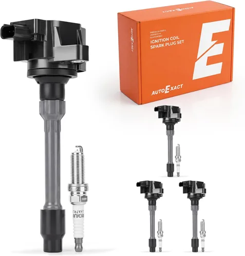 Vista 14 de Paquete de bobinas de encendido UF602 Iridium Spark Plug Set Fit para Honda