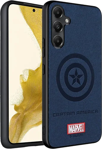 Vista 7 de IRON SPIDER Funda para Galaxy A05S 5G, con personaje de superhéroe Samsung A05S - Funda de piel color azul capitán