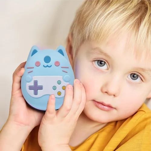 Vista 2 de Besokuse Funda de silicona para Tamagotchis Pix, protector de funda de silicona interactivo para mascotas, accesorios de máquina de juego virtual
