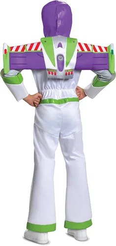 Vista 2 de Disney Pixar Buzz Lightyear Toy Story 4 Deluxe - Disfraz para niño