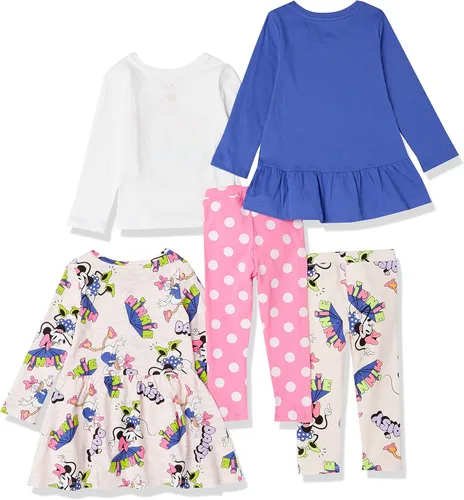 Vista 26 de Amazon Essentials Disney Marvel Star Wars Frozen Conjunto de ropa de mezcla y combinación de princesa para niñas y niños pequeños