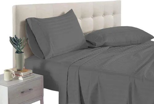 Vista 16 de KRISHNA Juego de sábanas divididas tamaño Queen de 5 piezas para camas ajustables, 100% algodón egipcio, ropa de cama de lujo de calidad de hotel