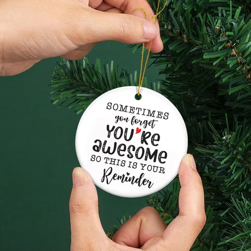 Vista 7 de Regalos inspiradores para mujeres, hombres, adornos de Navidad, cumpleaños, regalos inspiradores para amigos, compañeros de trabajo, ideas de regalo