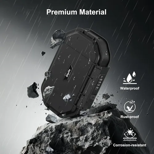 Vista 5 de Diyife Caja fuerte portátil, [impermeable] Caja de seguridad de viaje