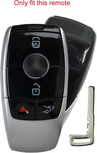 Vista 2 de Cubierta de llave de cuero para Mercedes-Benz A C E S CLA CLS GLA GLB GLC GLE GLS G Glass